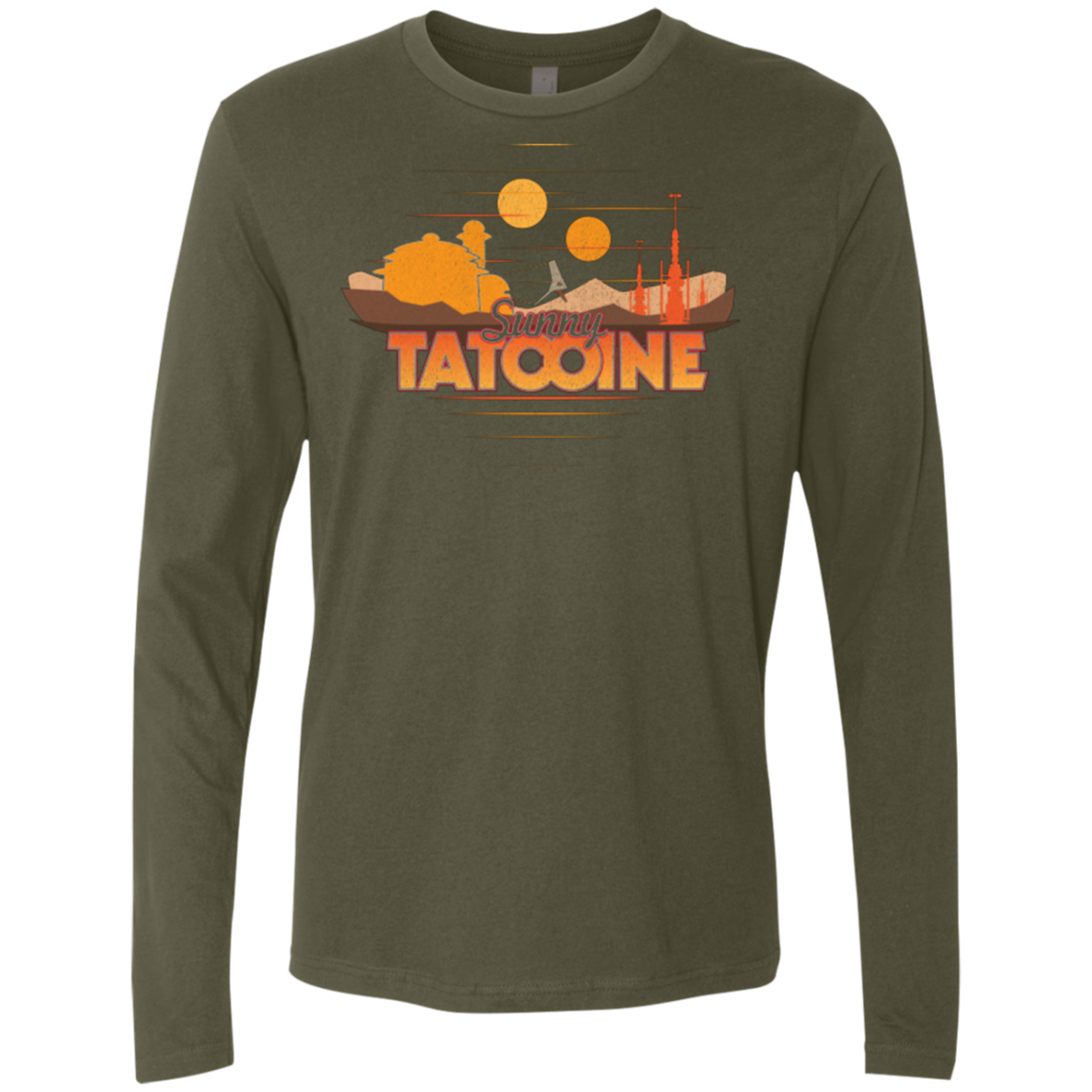Sunny Tatooine Men's Premium Long Sleeve