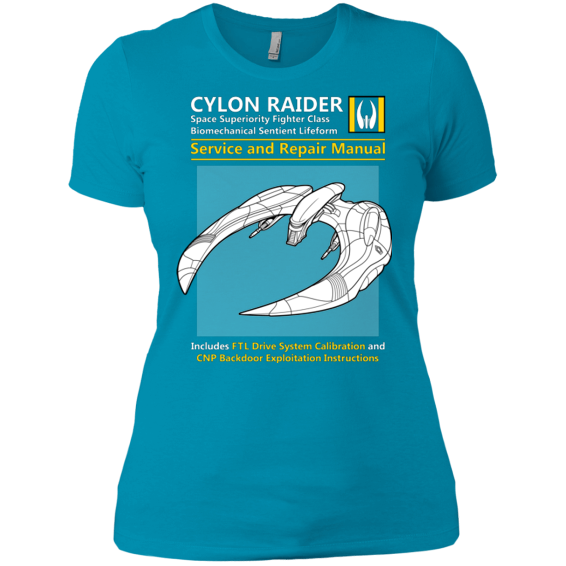 CYLON RAIDER SERVICE & REPAIR MANUAL Women's Premium T-Shirt
