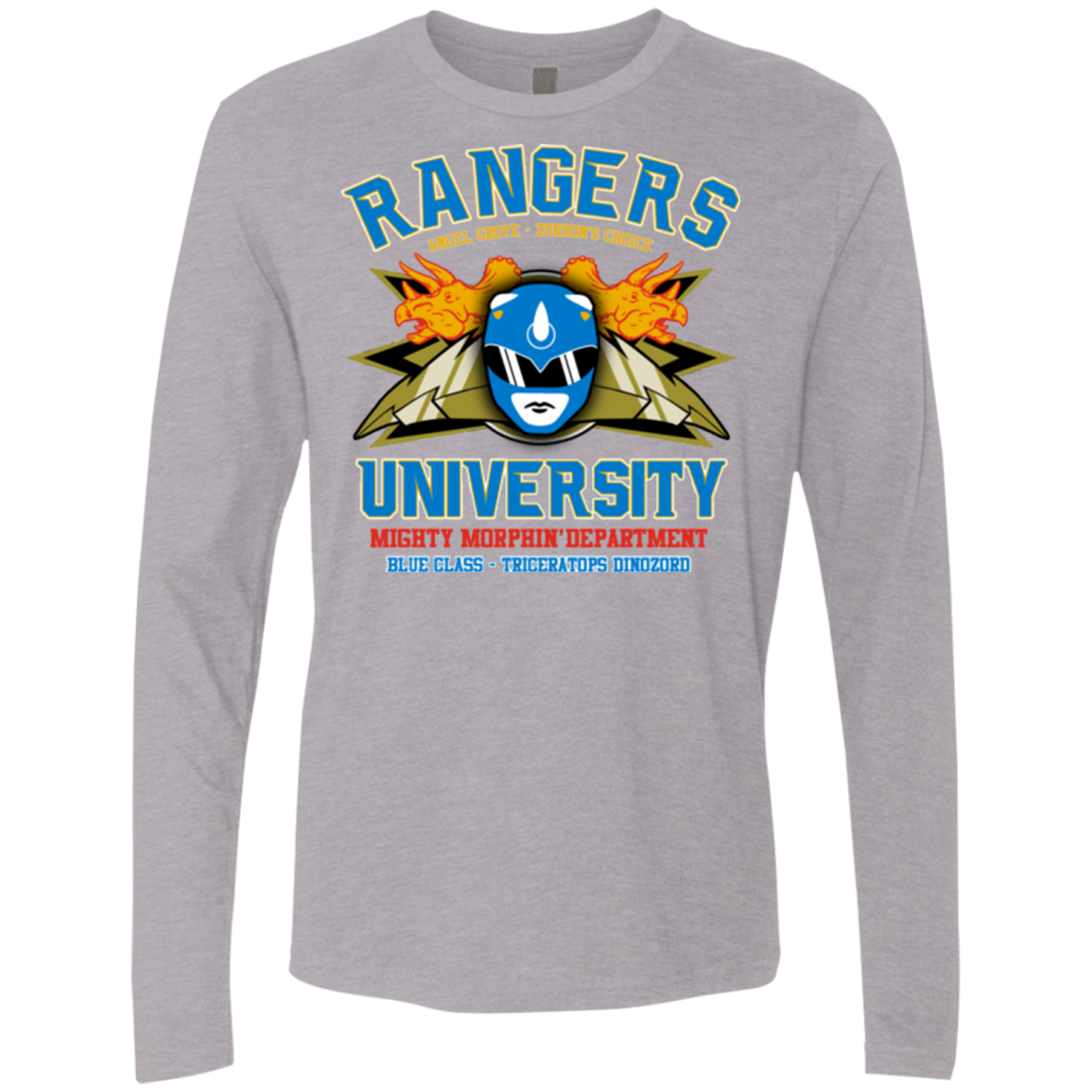 Rangers U Blue Ranger Men's Premium Long Sleeve