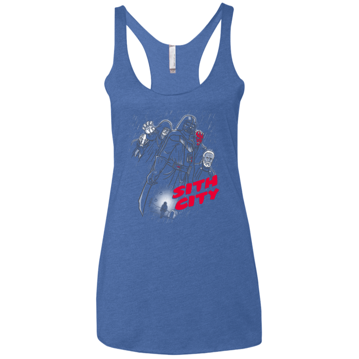 Sith city Women's Triblend Racerback Tank