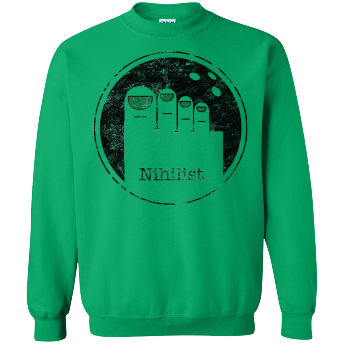 Minimalist Nihilist Crewneck Sweatshirt