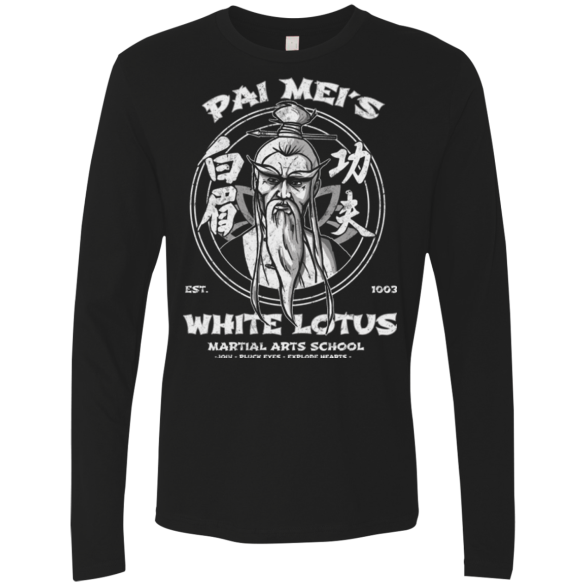 White Lotus Men's Premium Long Sleeve