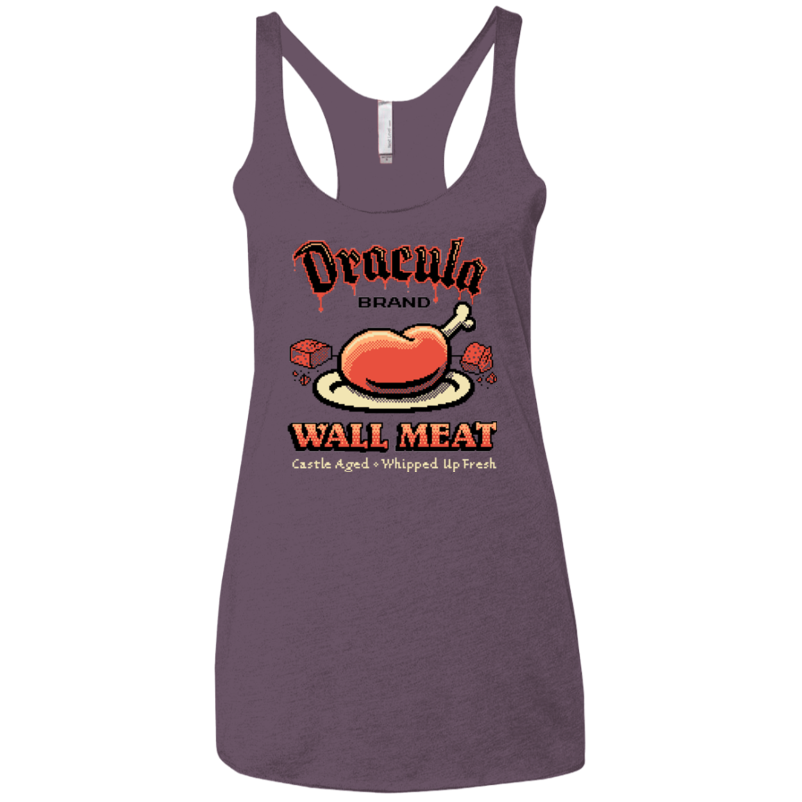 Wall Meat Women's Triblend Racerback Tank