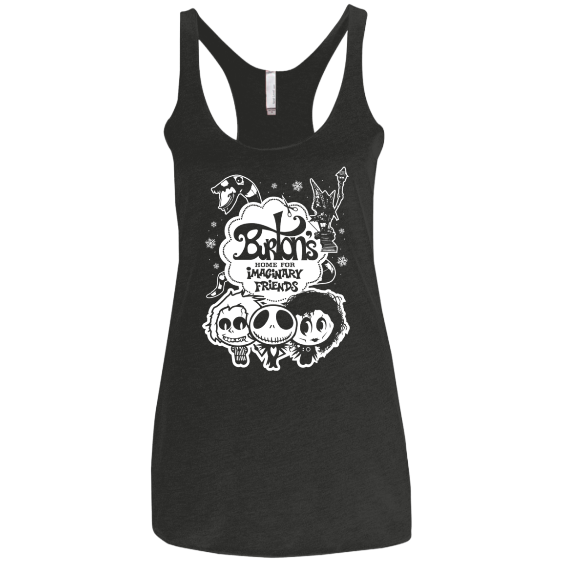 Burtons Imaginary Friends Women's Triblend Racerback Tank