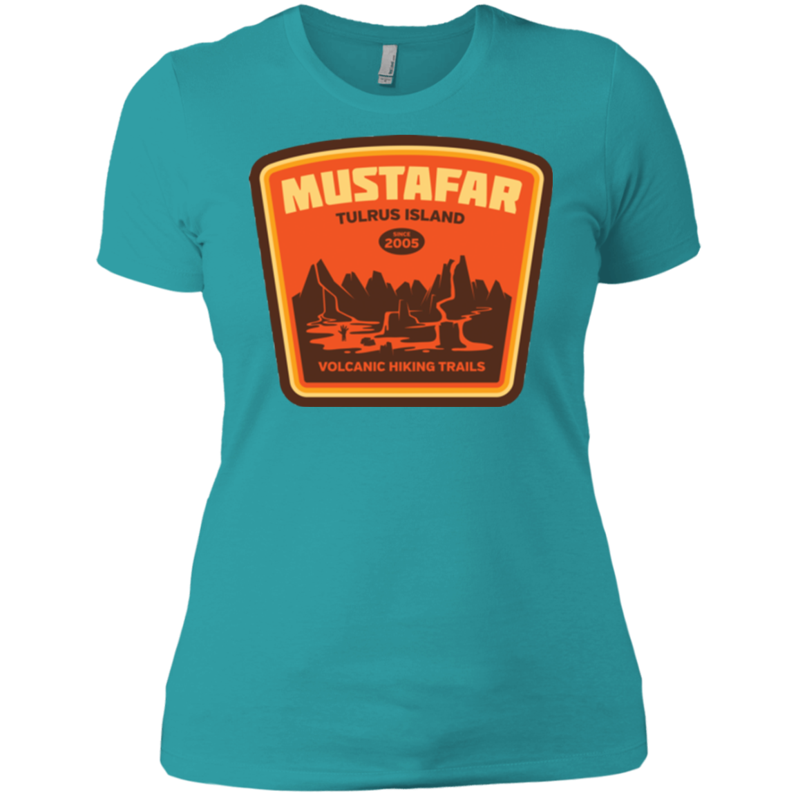 Volcanic Hiking Trails Women's Premium T-Shirt