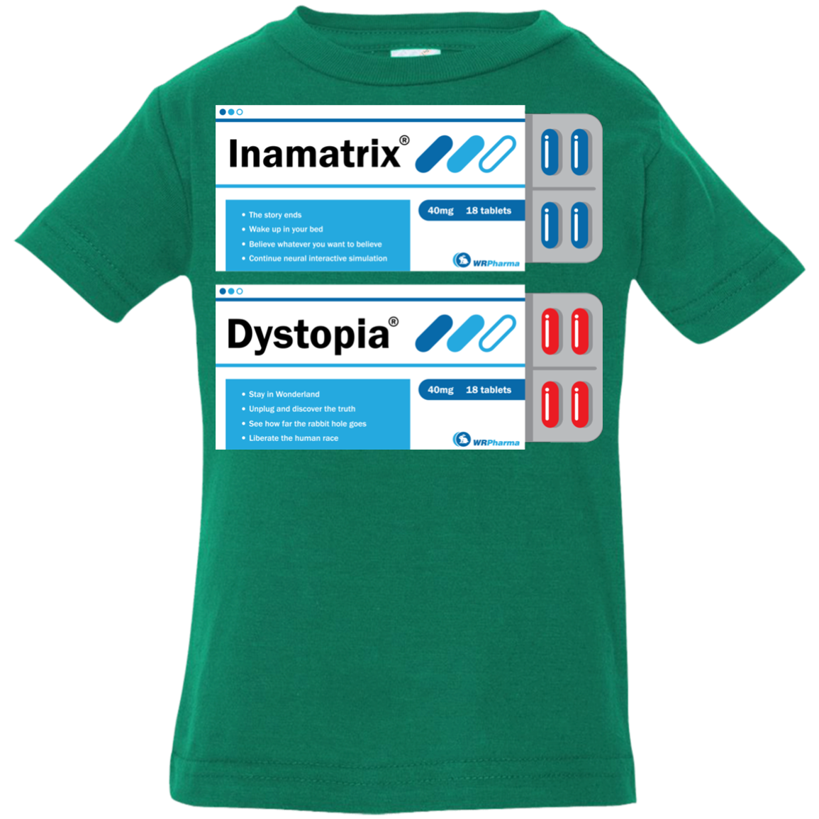 Red or Blue Infant Premium T-Shirt