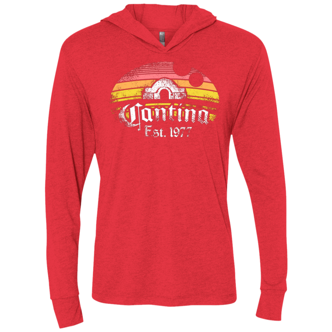 Cantina Triblend Long Sleeve Hoodie Tee