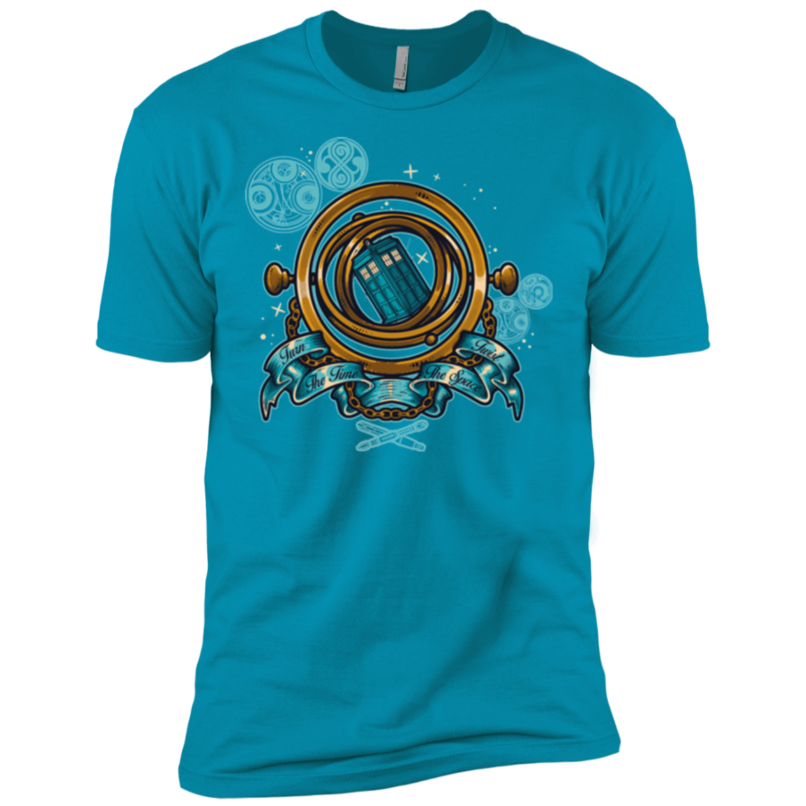 TURN THE TIME TWIST THE SPACE Men's Premium T-Shirt
