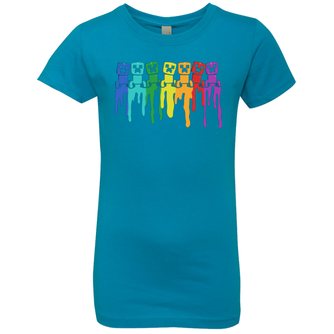 Rainbow Creeps Girls Premium T-Shirt