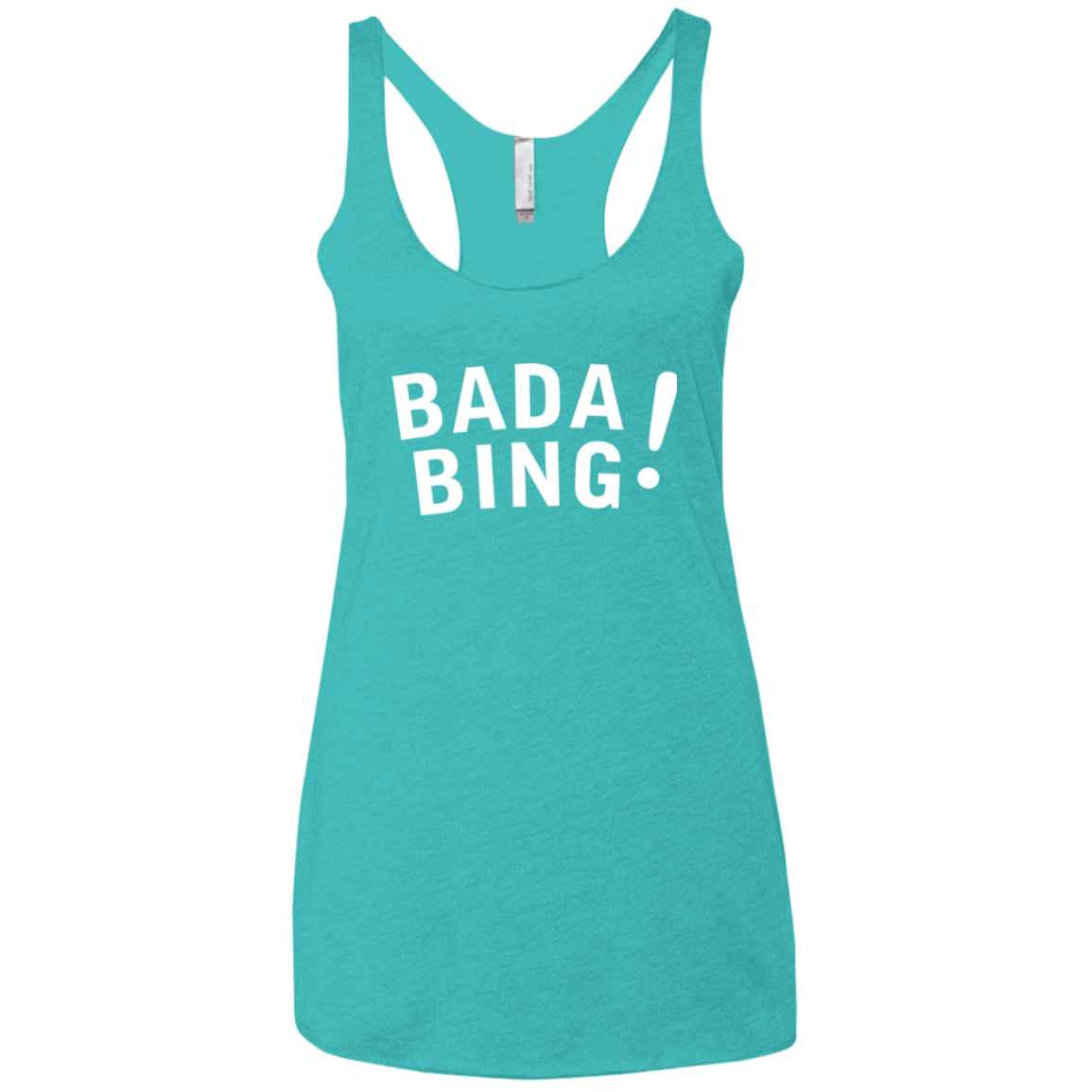 Bada bing Women's Triblend Racerback Tank
