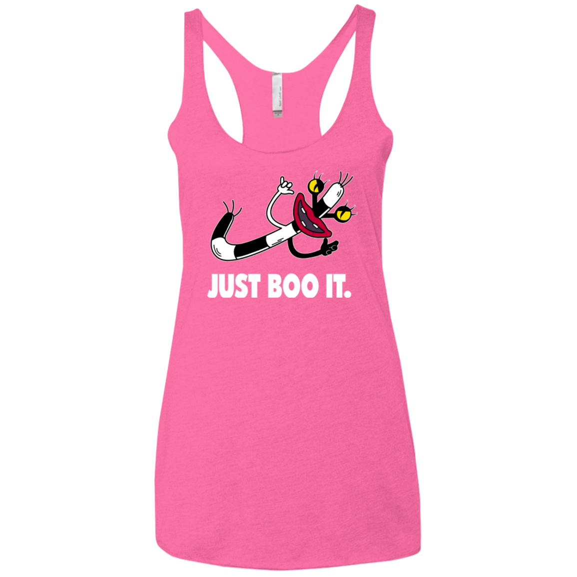 Just Boo It Women's Triblend Racerback Tank