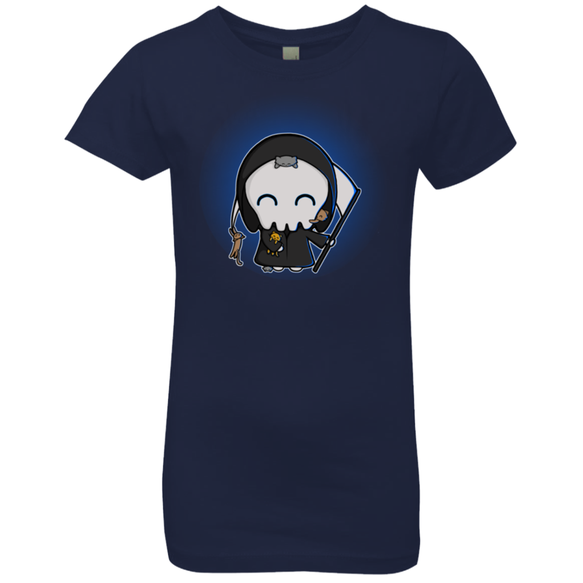 Death Loves Cats Girls Premium T-Shirt