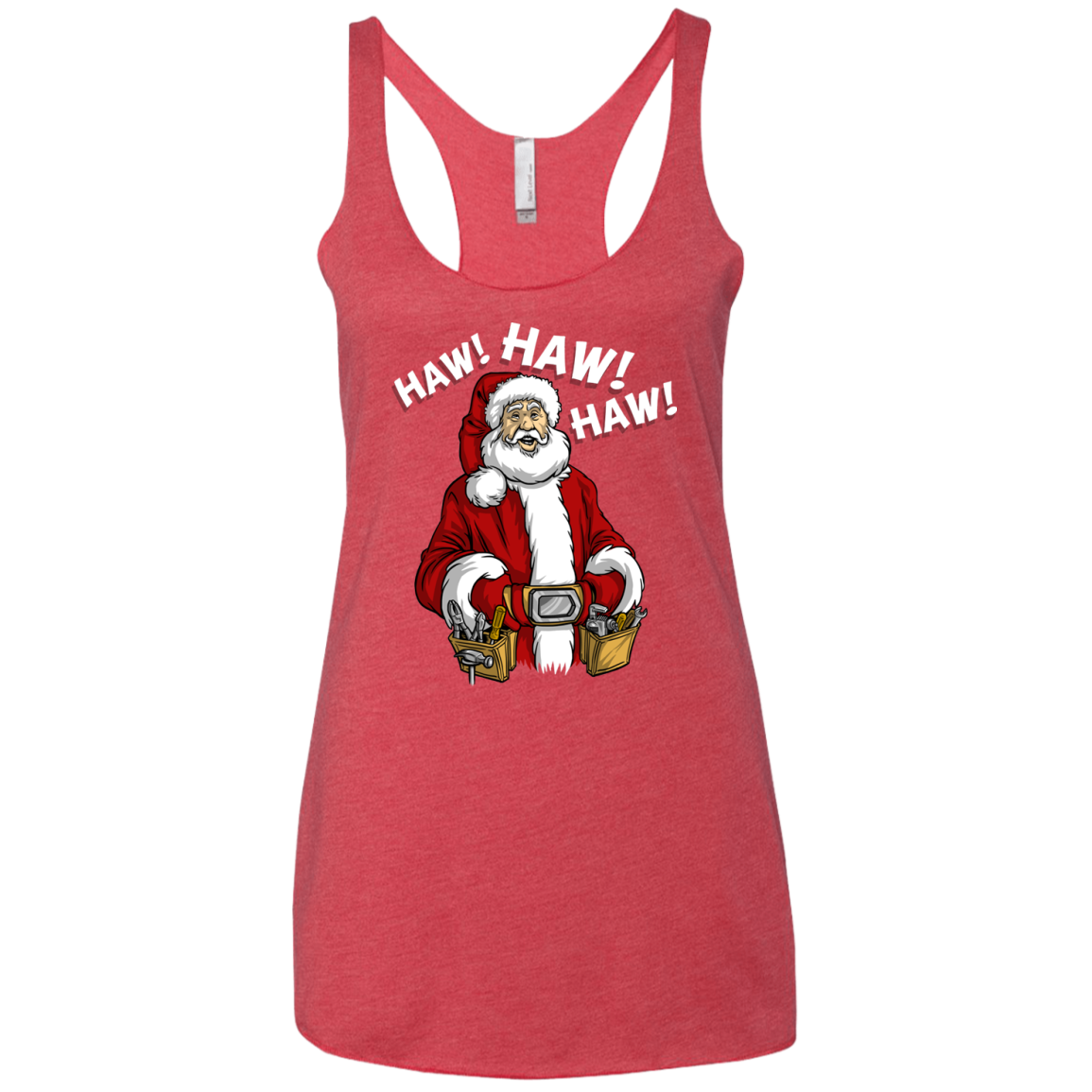 The Santa Clause tool man Taylor Women's Triblend Racerback Tank