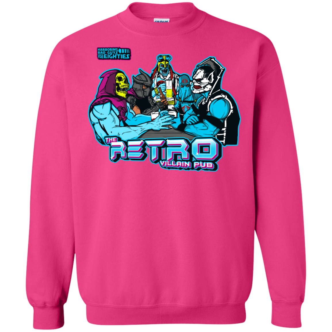 Retro Villain Pub Crewneck Sweatshirt