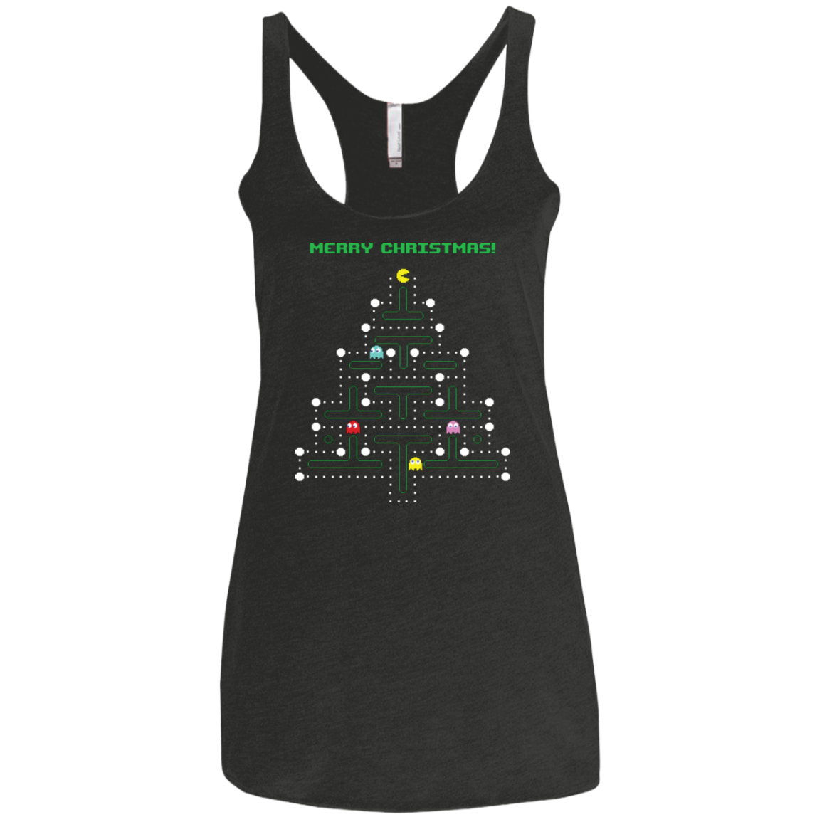 Mcpacman Women's Triblend Racerback Tank