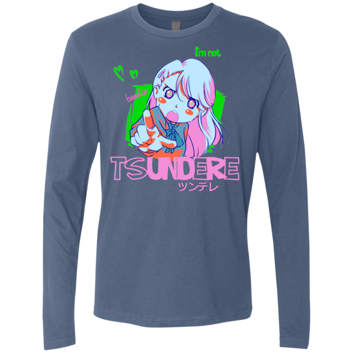Tsundere Men's Premium Long Sleeve