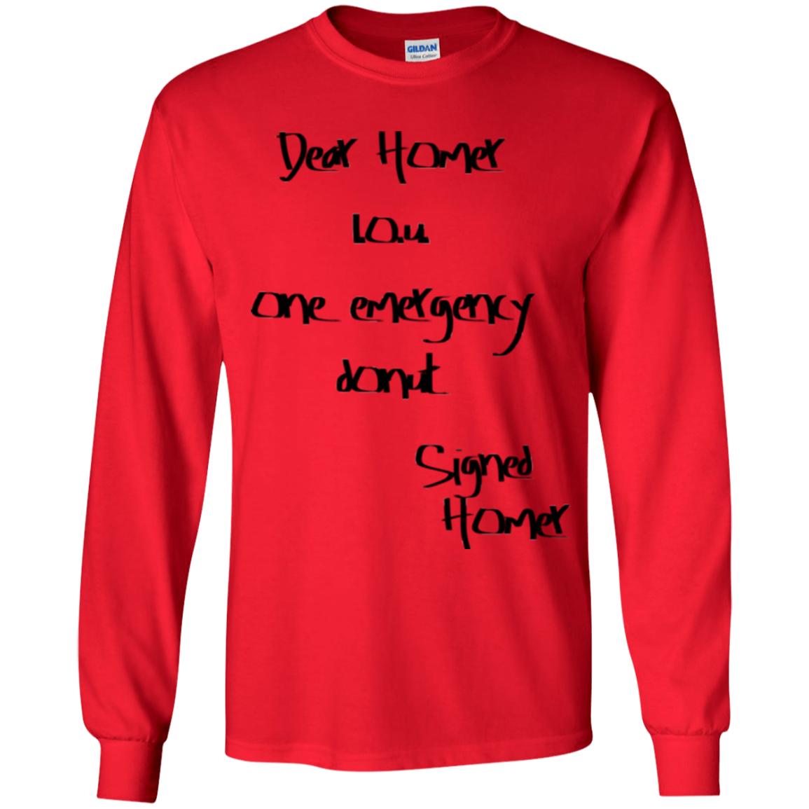 Emergency Donut Youth Long Sleeve T-Shirt