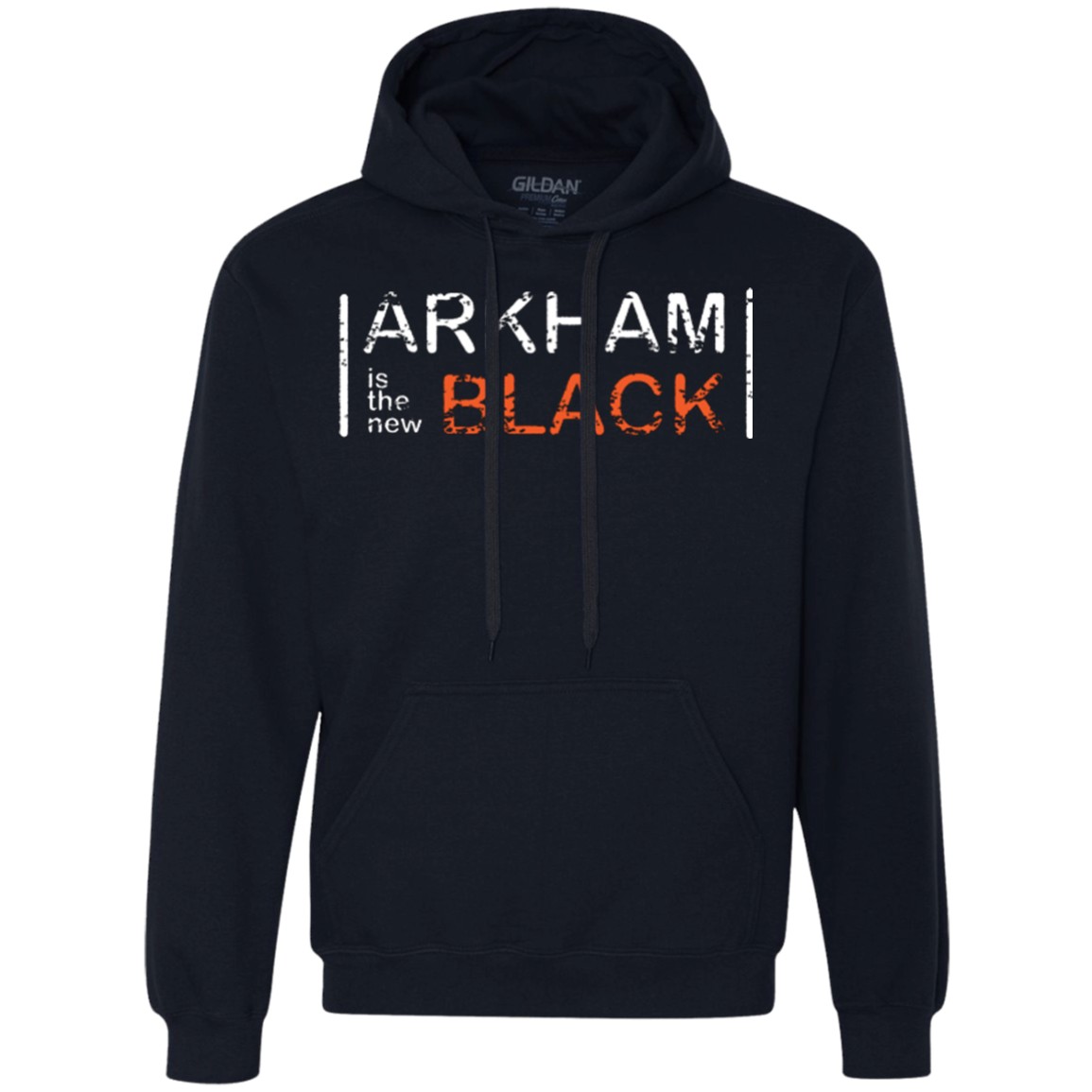 Arkham Black Premium Fleece Hoodie