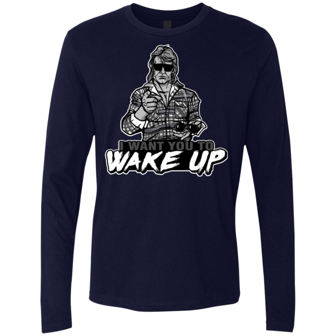 Wake Up Men's Premium Long Sleeve