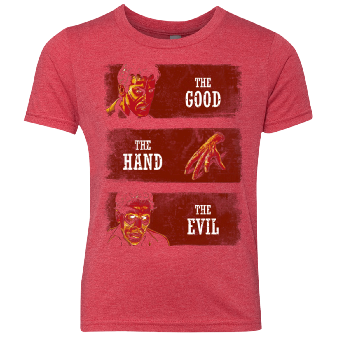 The Good the Hand and the Evil Youth Triblend T-Shirt