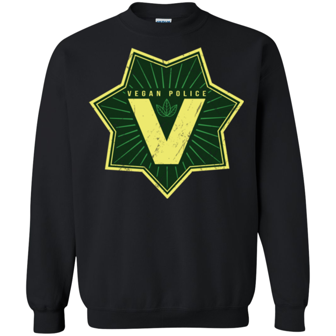 Vegan Police Crewneck Sweatshirt