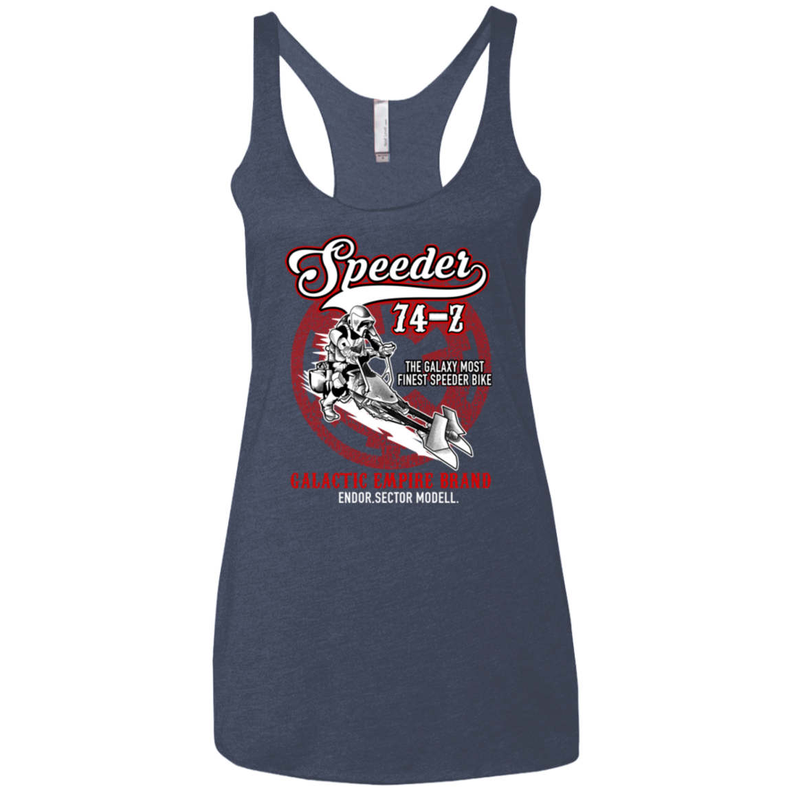 The Speeder Women's Triblend Racerback Tank