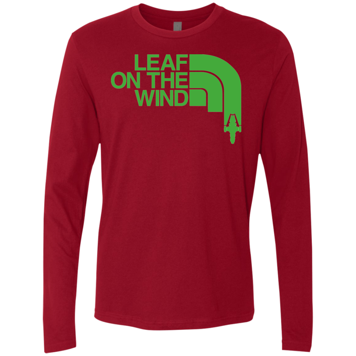 Leaf on the Wind Men's Premium Long Sleeve