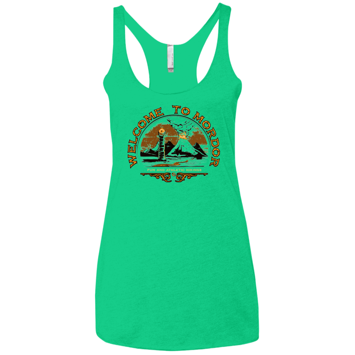 Welcome to Mordor Women's Triblend Racerback Tank
