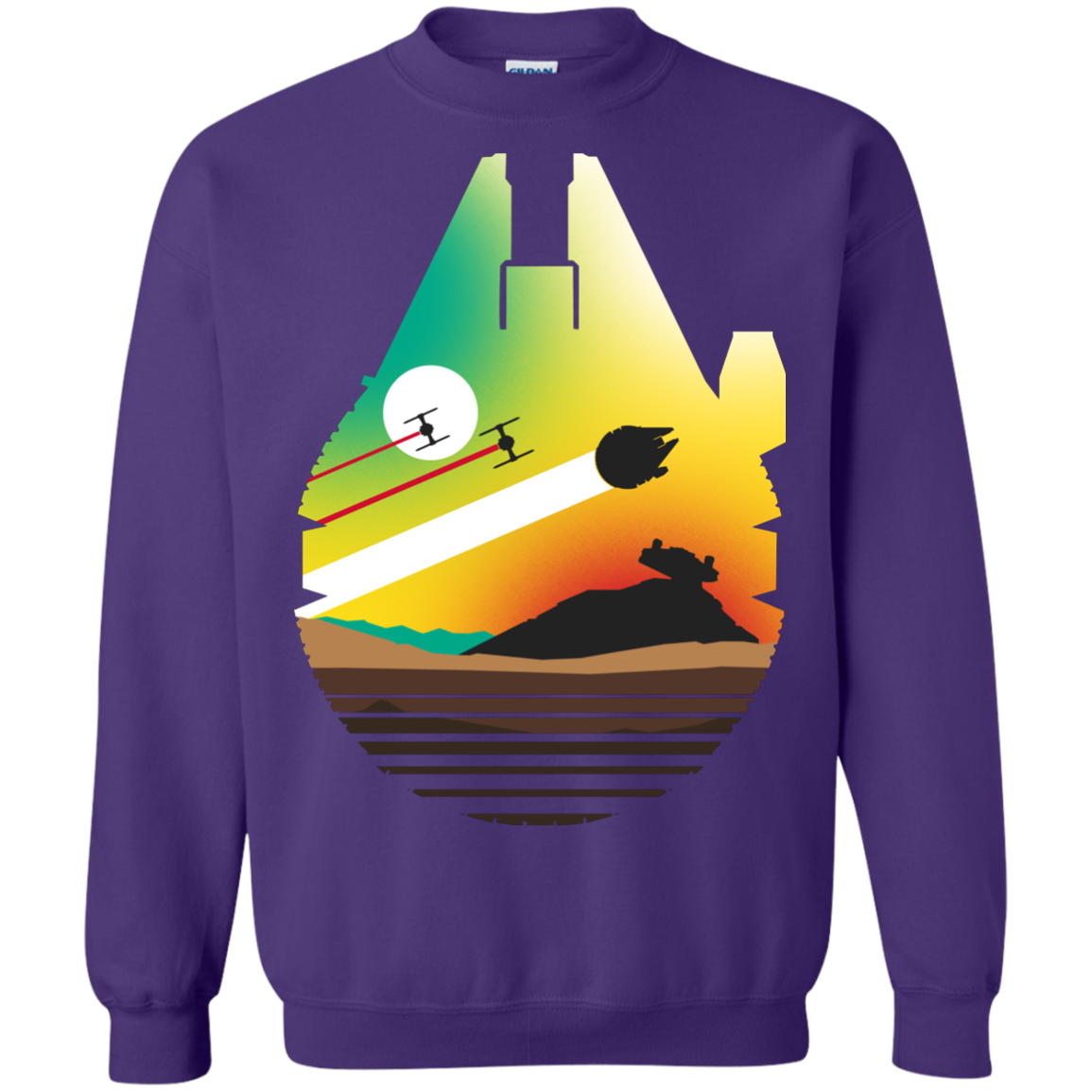 Escape from Desert Planet Crewneck Sweatshirt