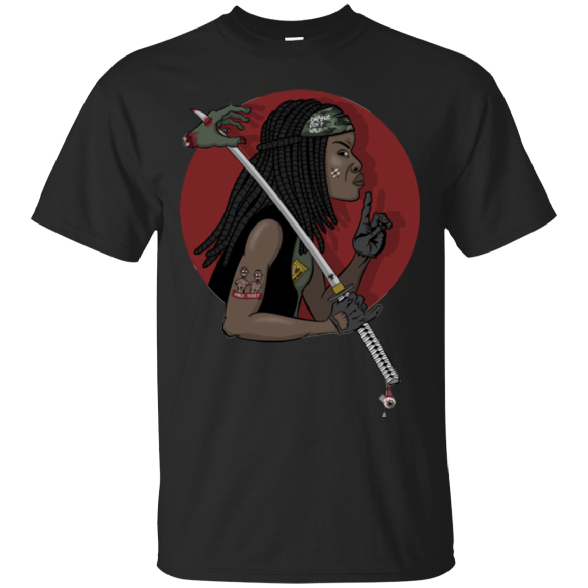 On A Michonne T-Shirt