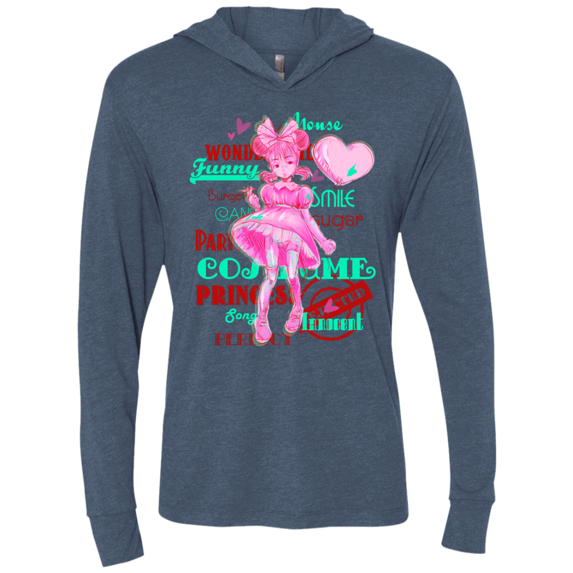 Industry Triblend Long Sleeve Hoodie Tee