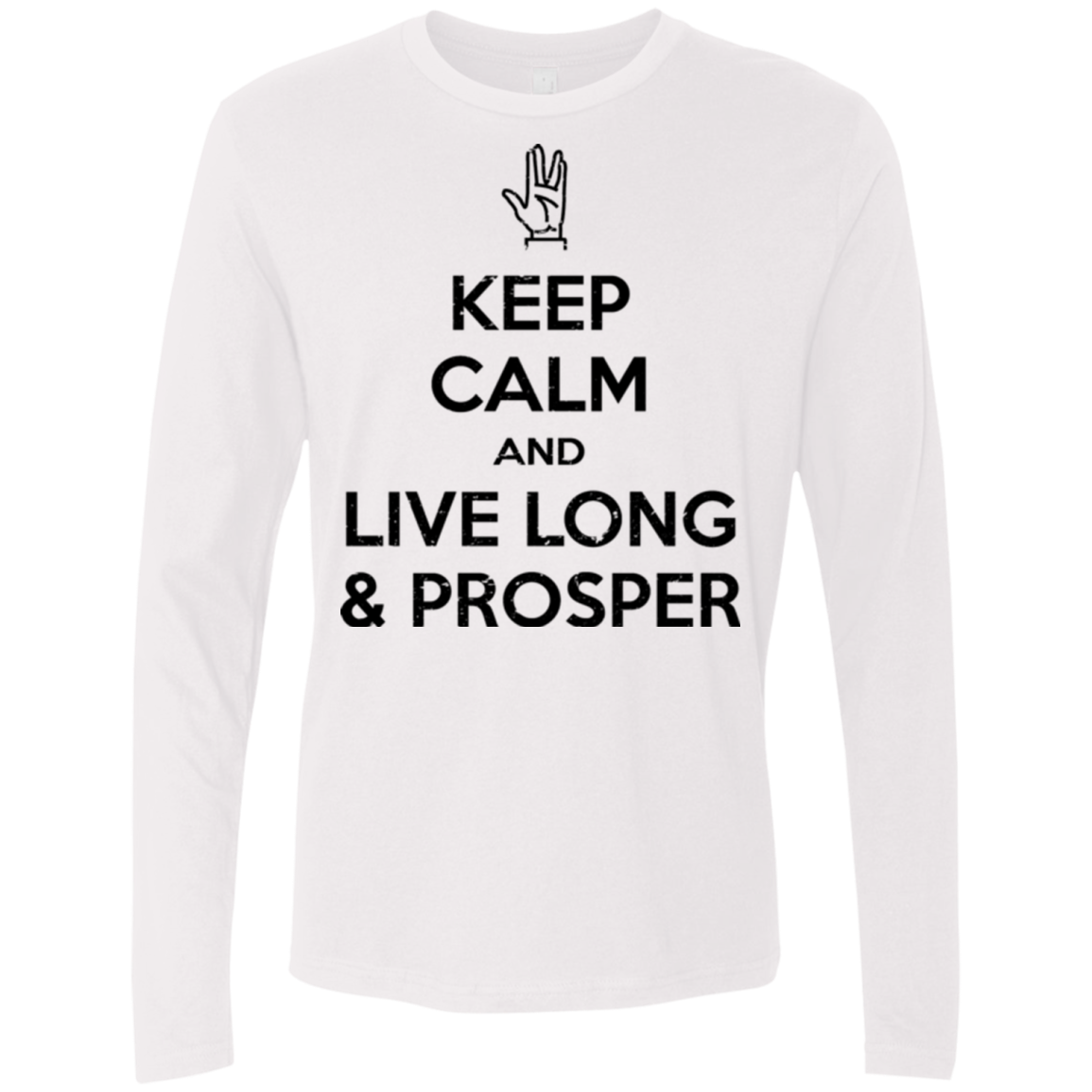 Keep calm prosper Men's Premium Long Sleeve