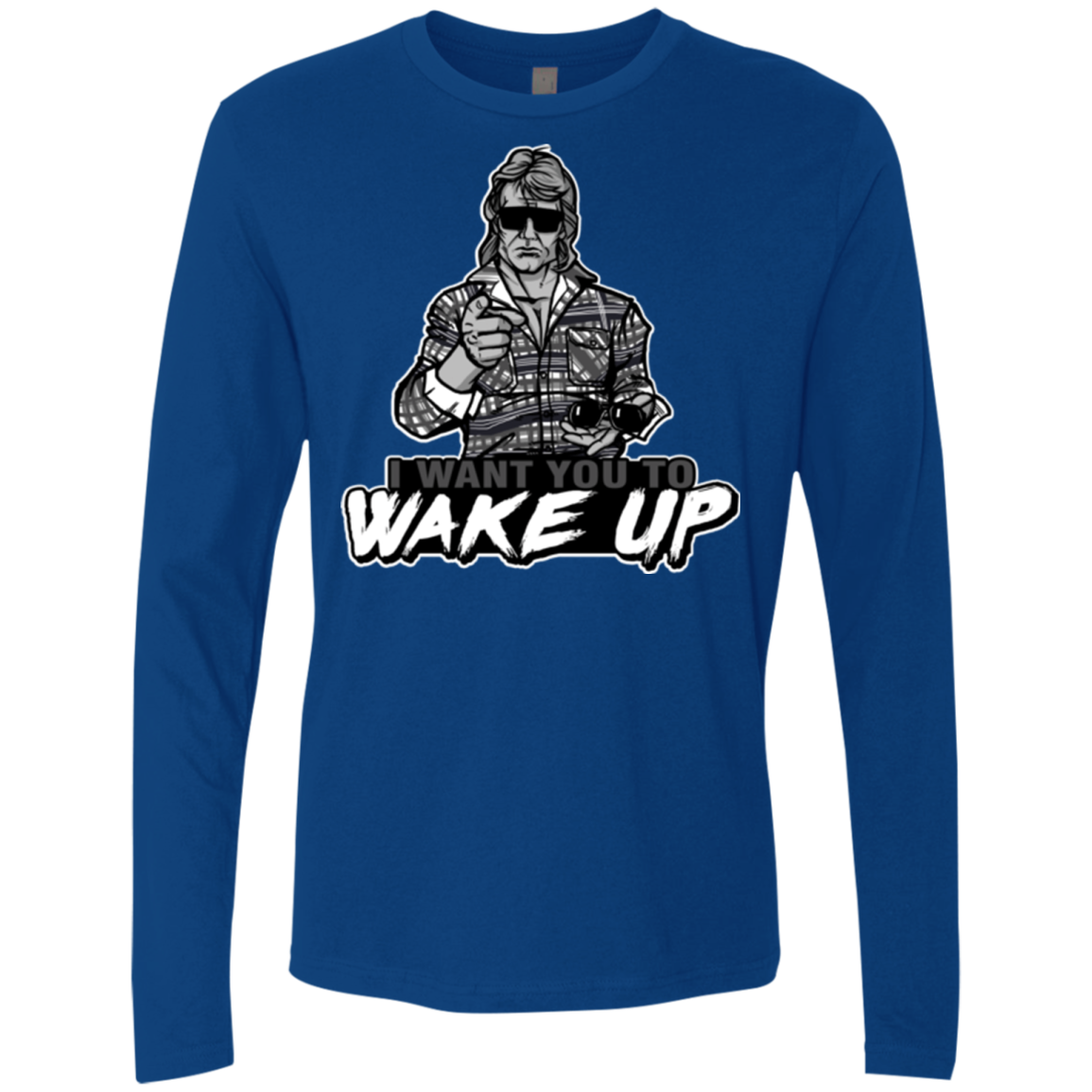Wake Up Men's Premium Long Sleeve