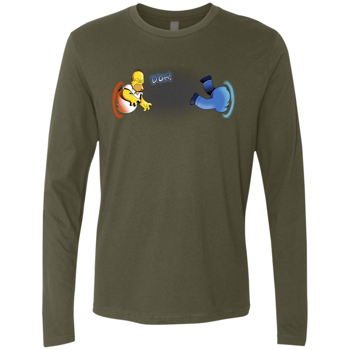 Portal D'oh Men's Premium Long Sleeve