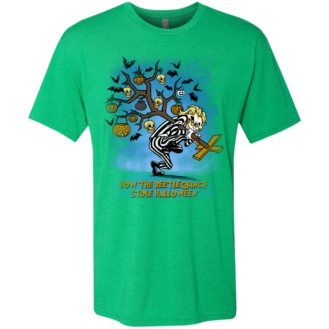 Beetlegrinch Men's Triblend T-Shirt