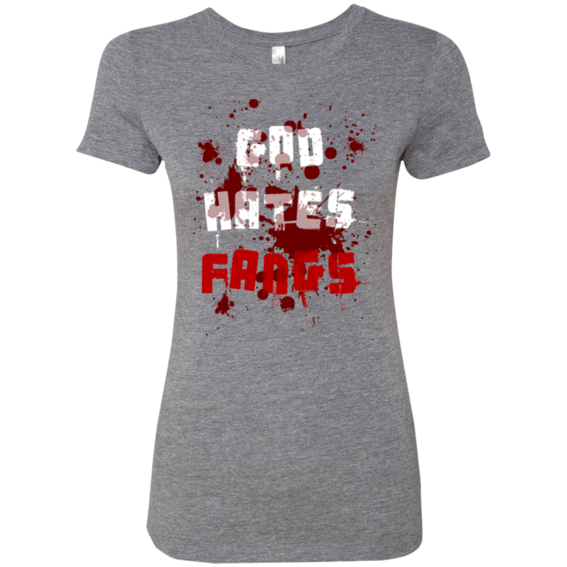 God hates fangs Women's Triblend T-Shirt