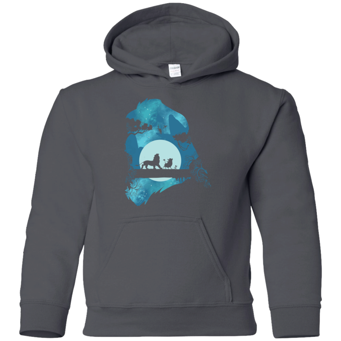 Lion Portrait Youth Hoodie