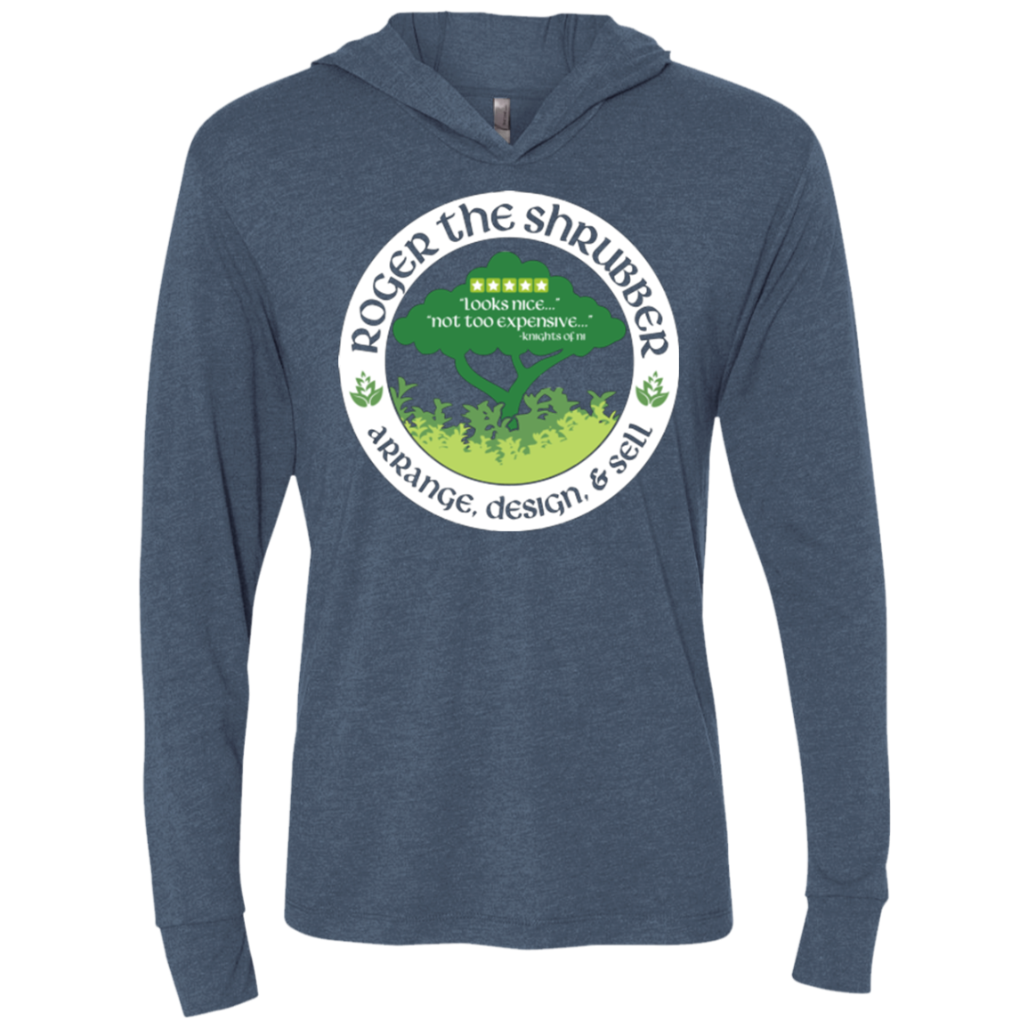 Roger Triblend Long Sleeve Hoodie Tee