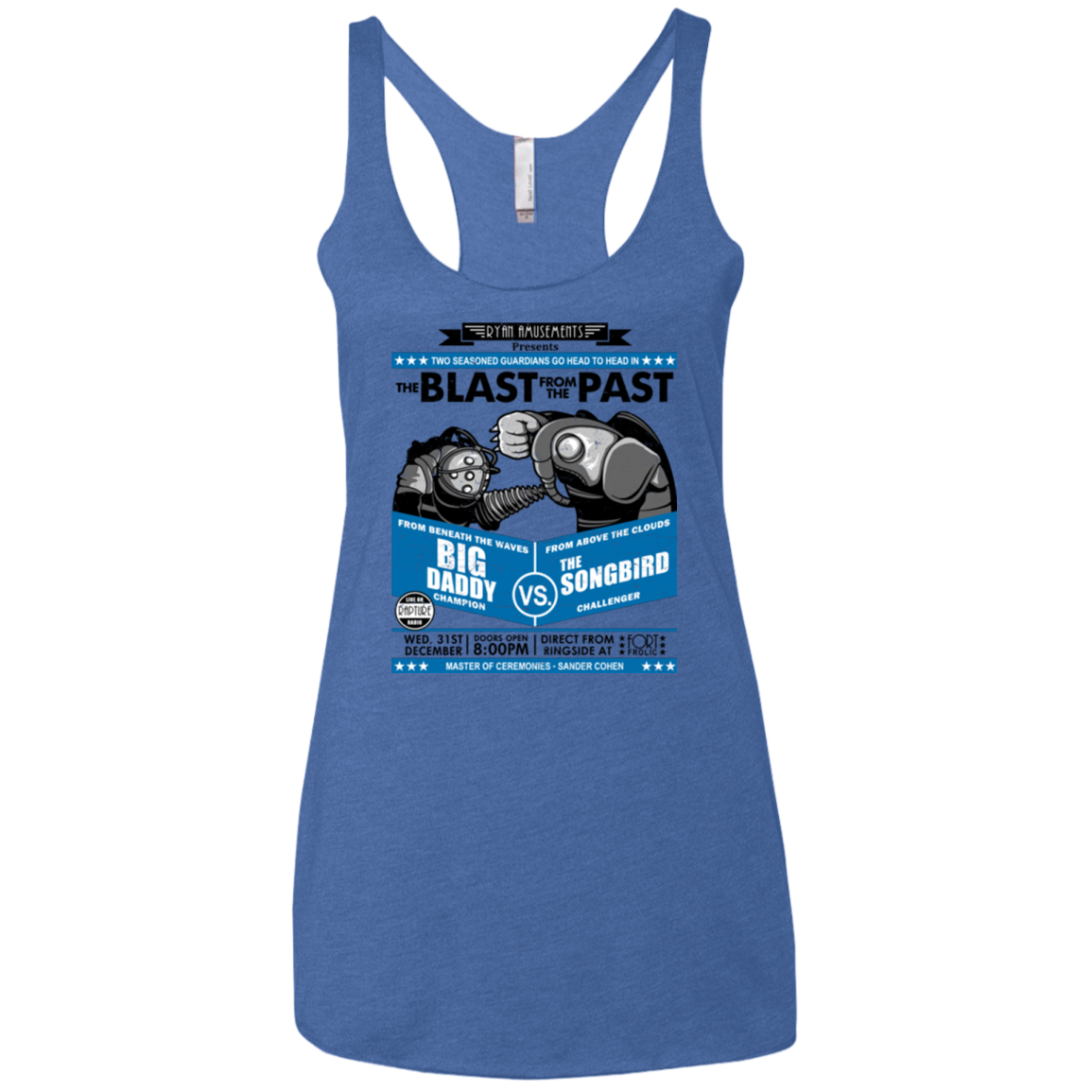 THE BLAST FROM THE PAST Women's Triblend Racerback Tank