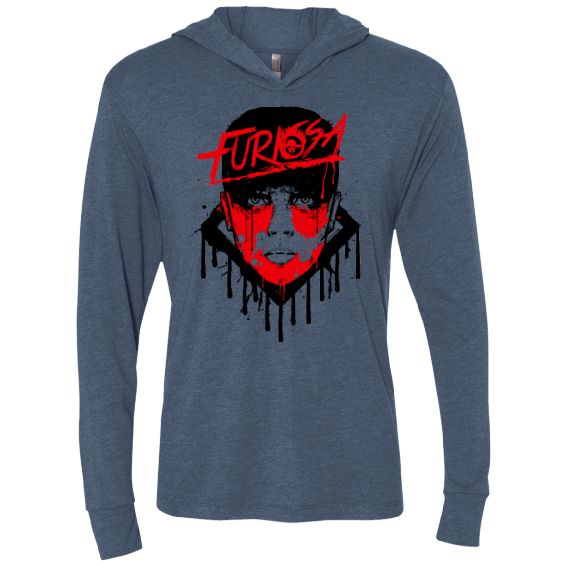Furiosa Triblend Long Sleeve Hoodie Tee