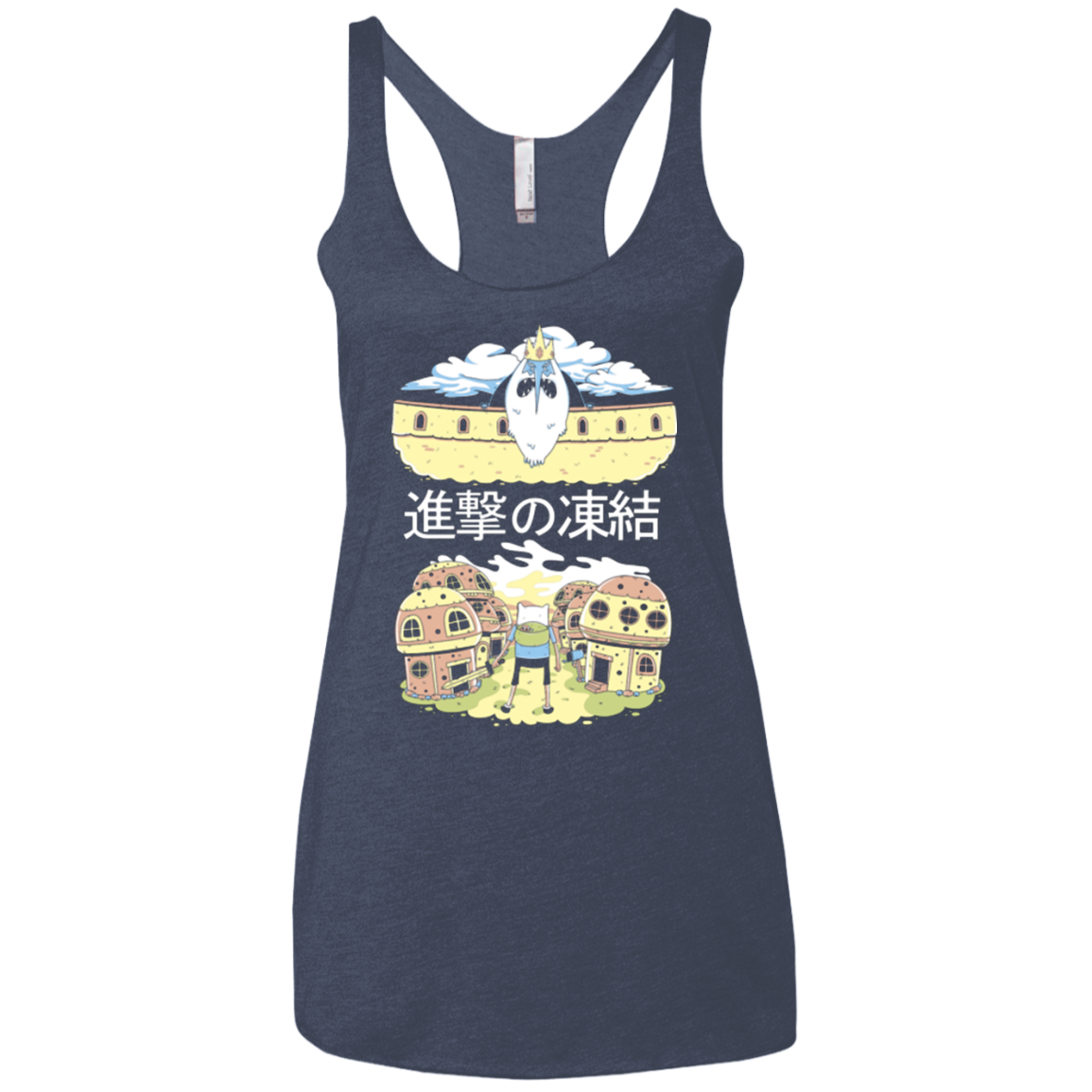 Attack on Freeze Women's Triblend Racerback Tank
