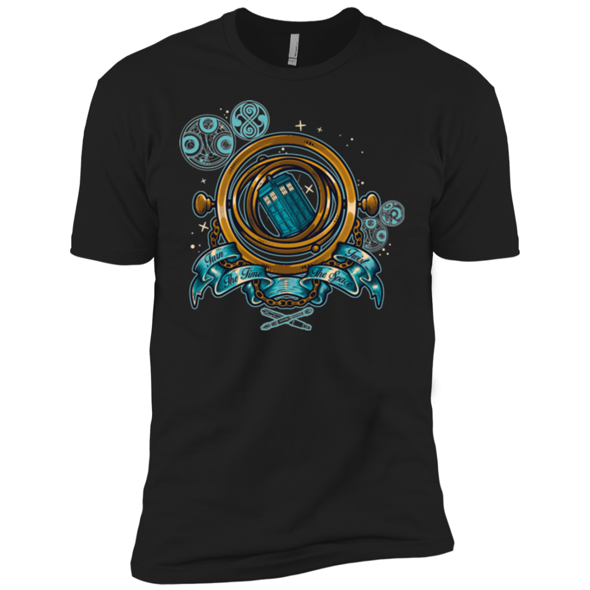 TURN THE TIME TWIST THE SPACE Men's Premium T-Shirt