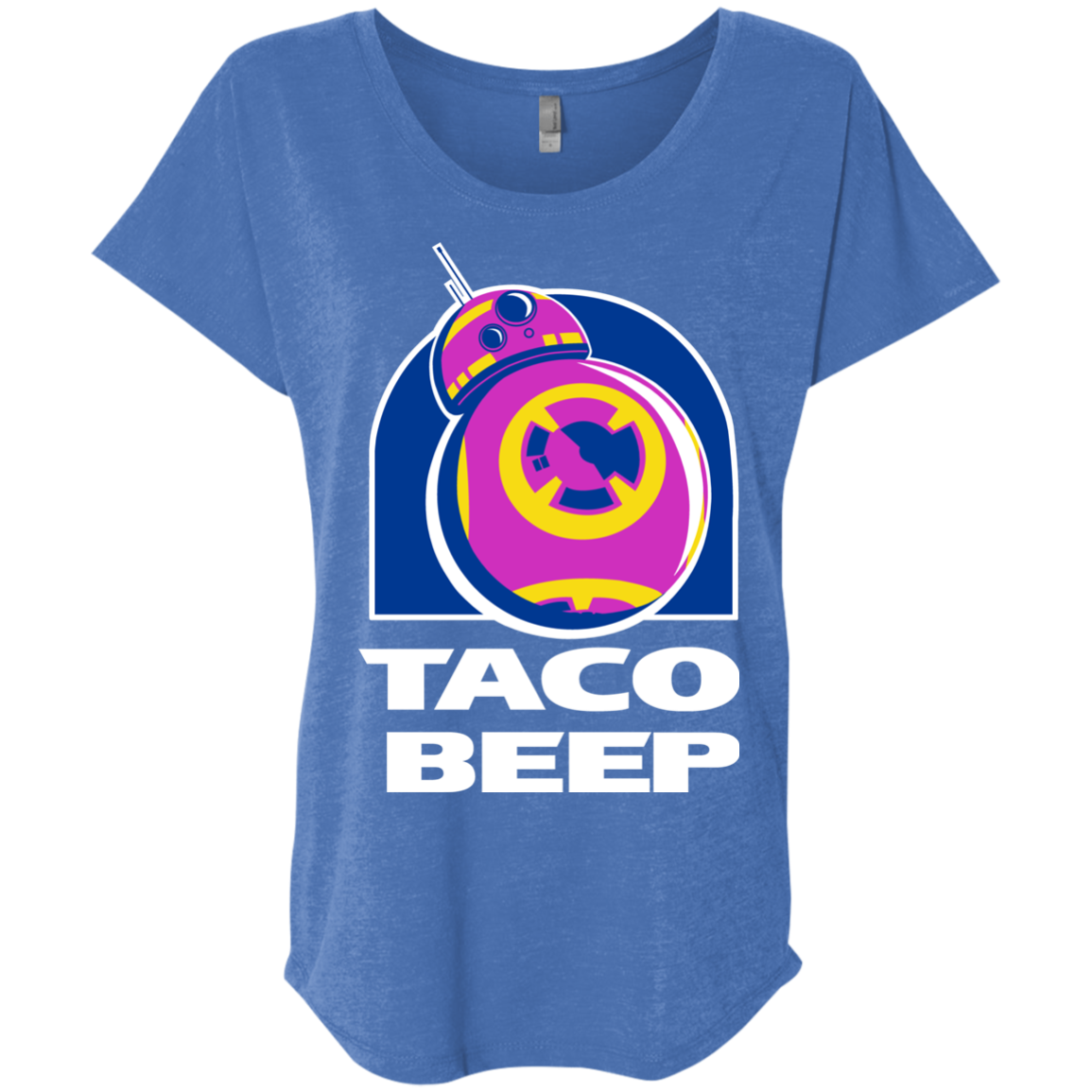 Taco Beep Triblend Dolman Sleeve