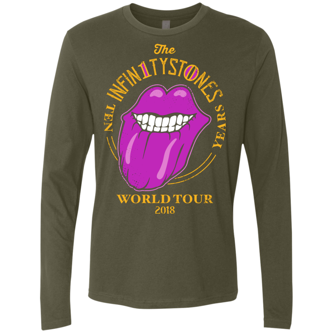 Stones World Tour Men's Premium Long Sleeve