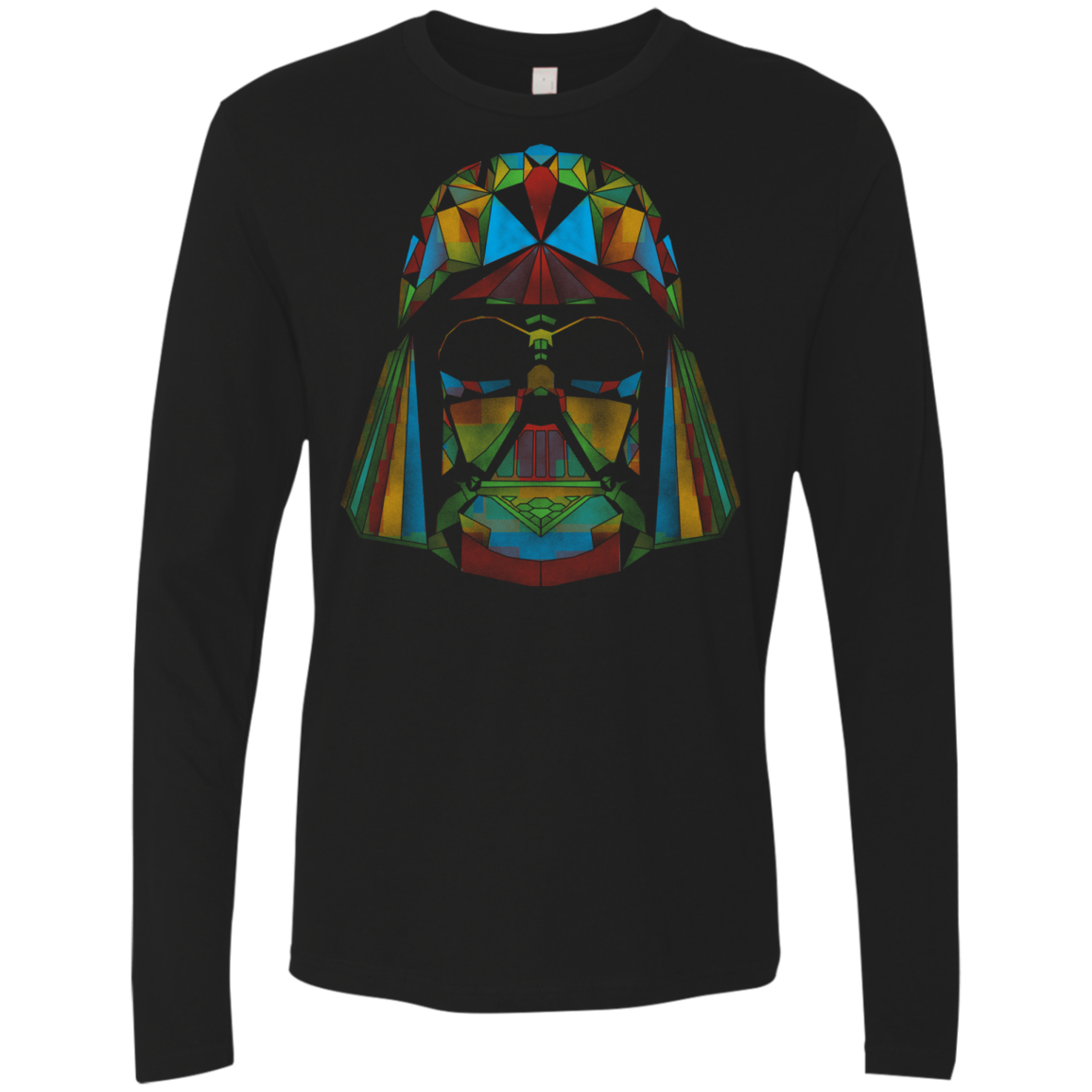 Kharmazero dark side of the polygons on black Men's Premium Long Sleeve