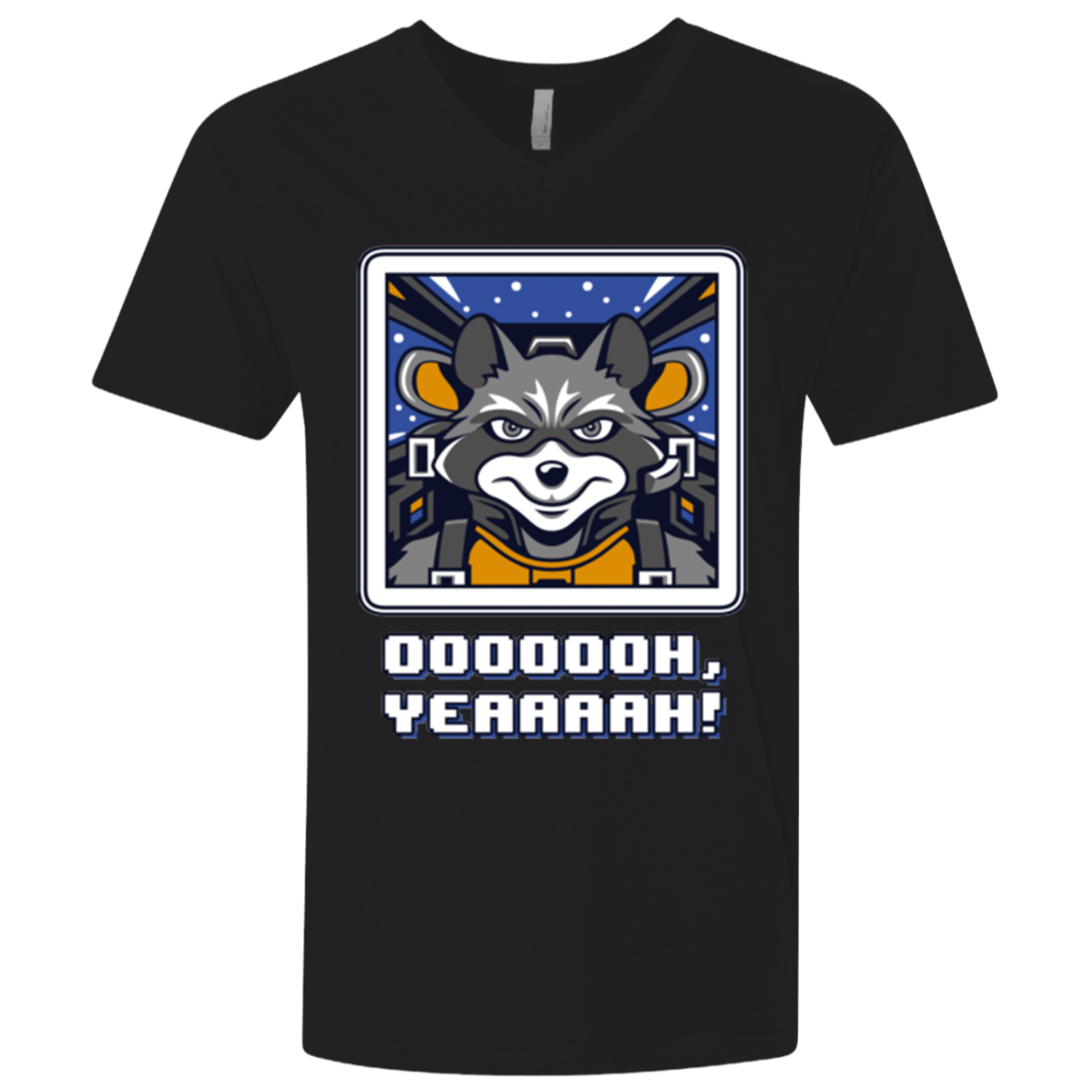 Star Raccoon Men's Premium V-Neck