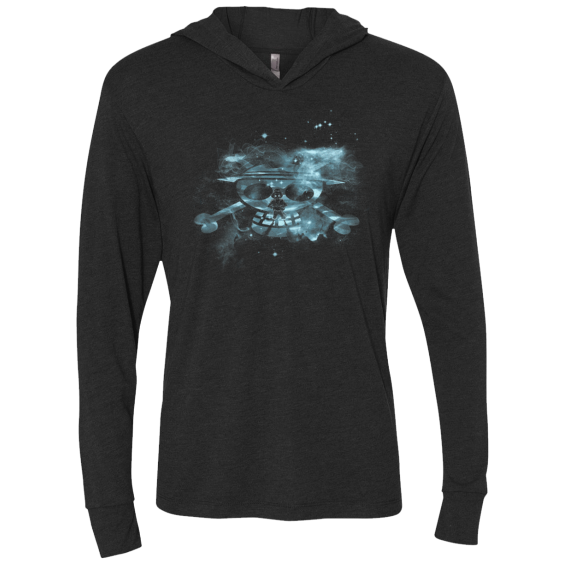 Pirate King (1) Triblend Long Sleeve Hoodie Tee