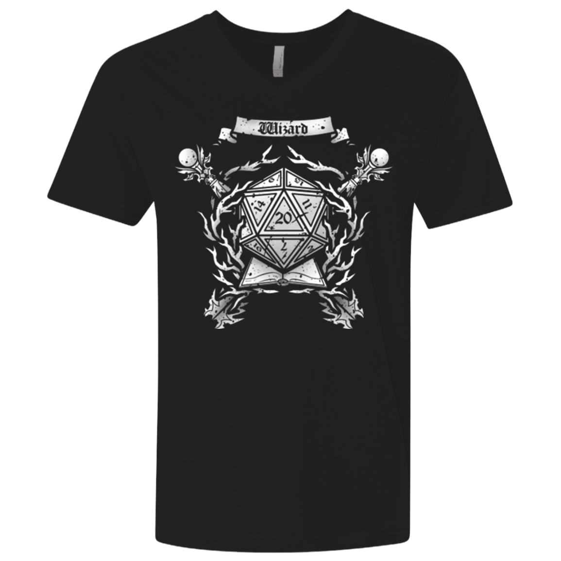 WIZARD CREST Men's Premium V-Neck
