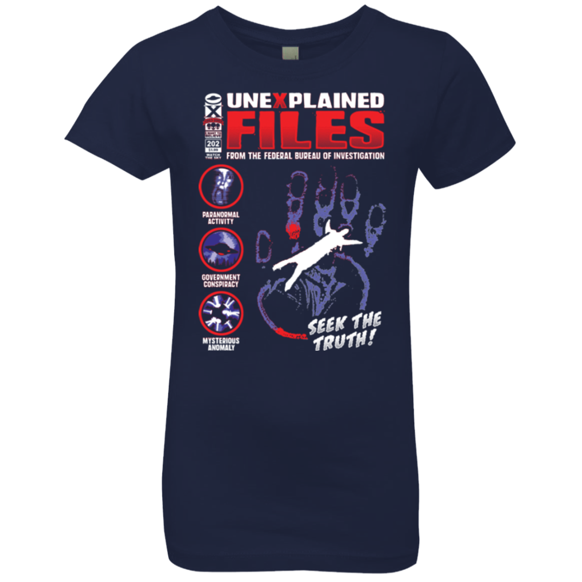 Unexplained Files Girls Premium T-Shirt