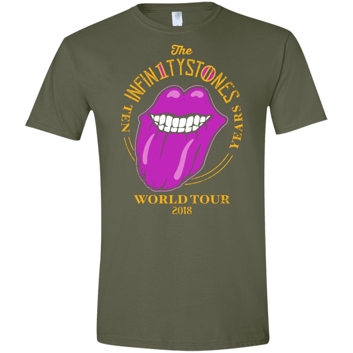 Stones World Tour Men's Semi-Fitted Softstyle